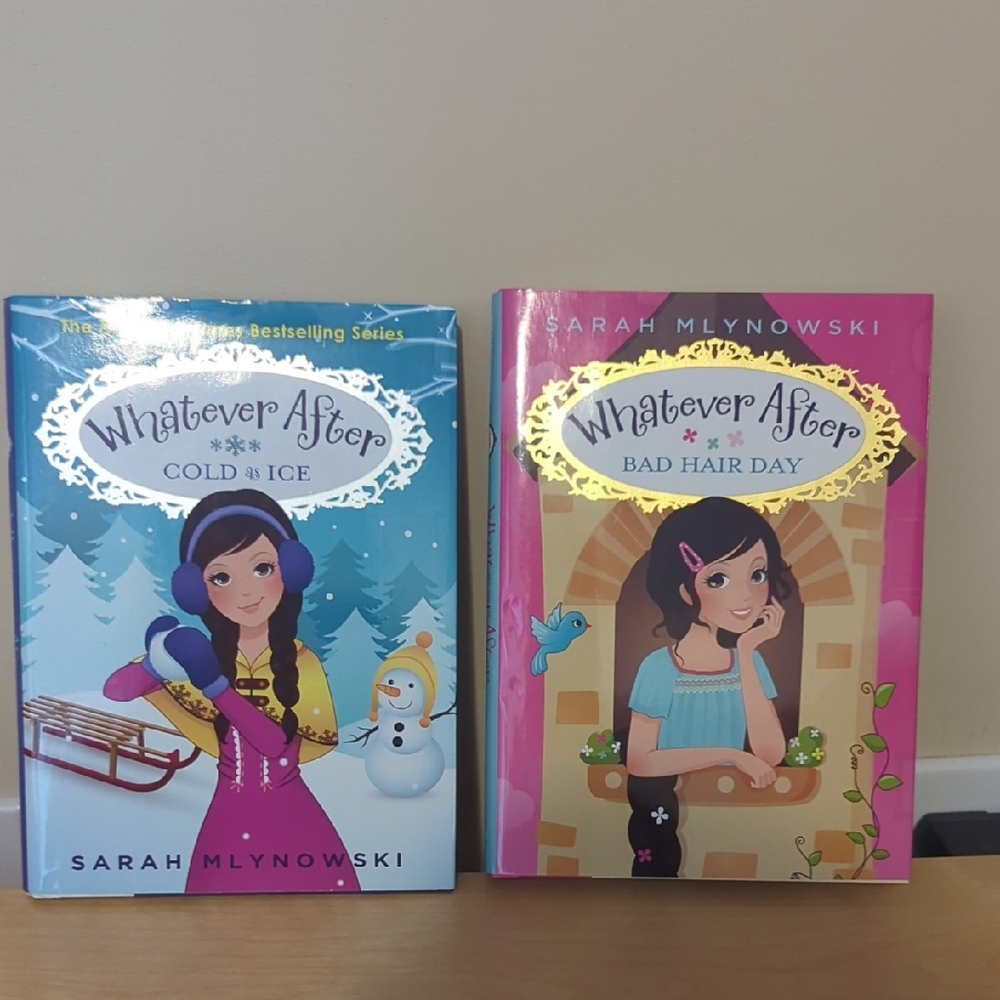 Whatever after High hard cover books Cold As Ice & Bad Hair Day